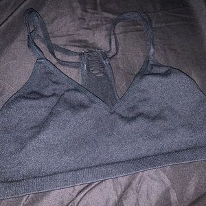 Black Sports bra barley worn